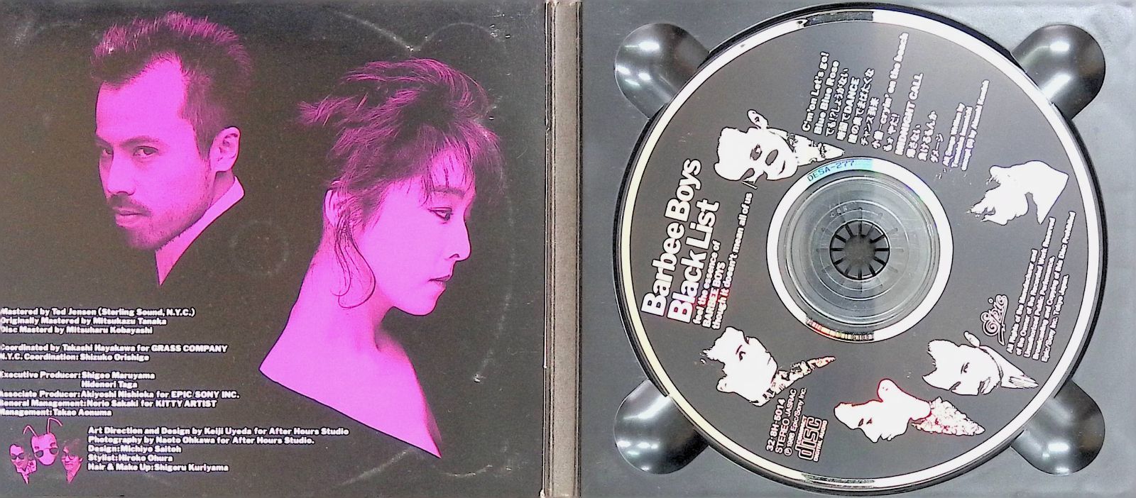 CD バービーボーイズ ブラック・リスト Black List Barbee Boys 紙