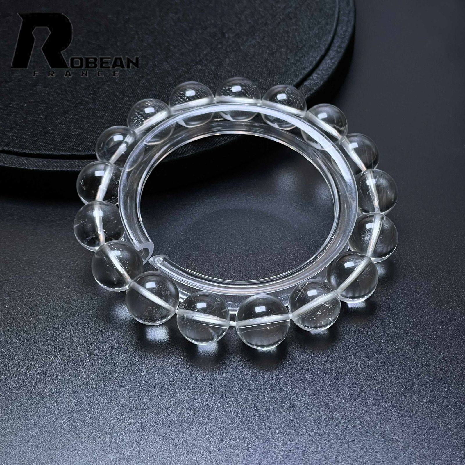 夢色 EU製 定価9万円 ROBEAN ホワイトトパーズルチルクォーツ パワーストーン 天然石 お守り プレゼント 11 6 12 mm