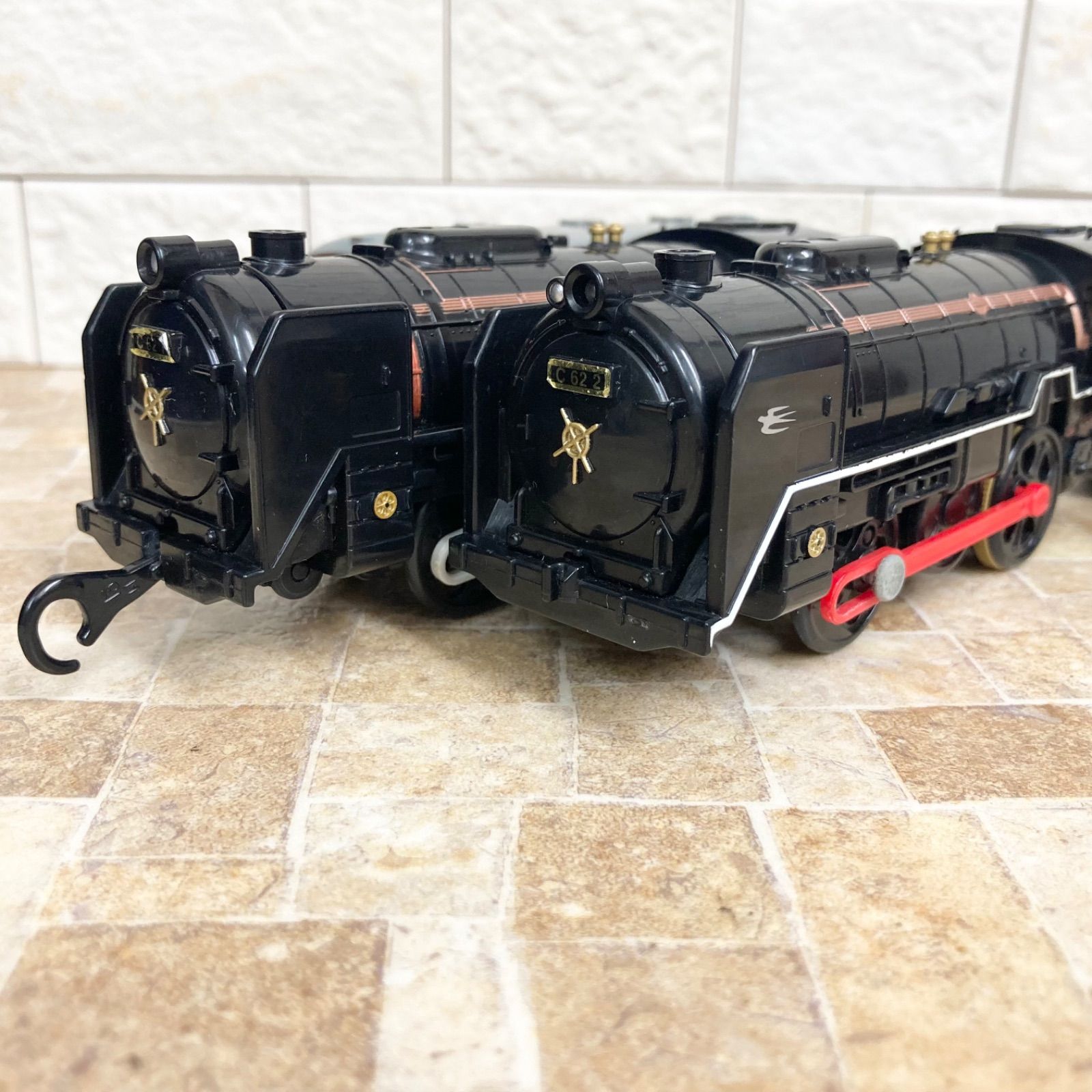 プラレール サウンドC 62重連セット 蒸気機関車 SL TOMY トミー タカラトミー 電車 鉄道 汽車