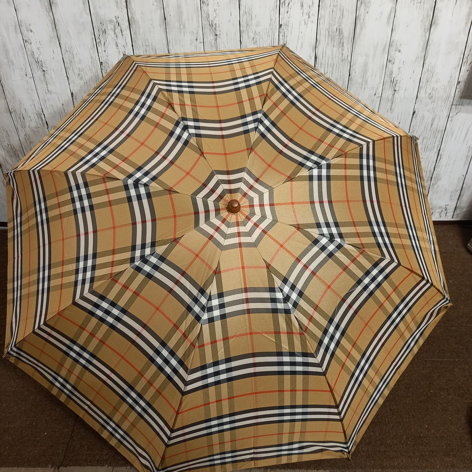 未使用】BURBERRY 折り畳み傘 ノバチェック柄 - メルカリ