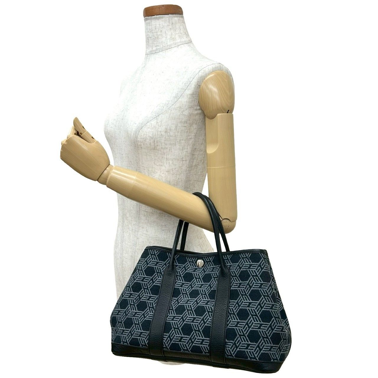 極 美品 □K 刻印 HERMES エルメス ガーデンパーティ TPM トワルソー 