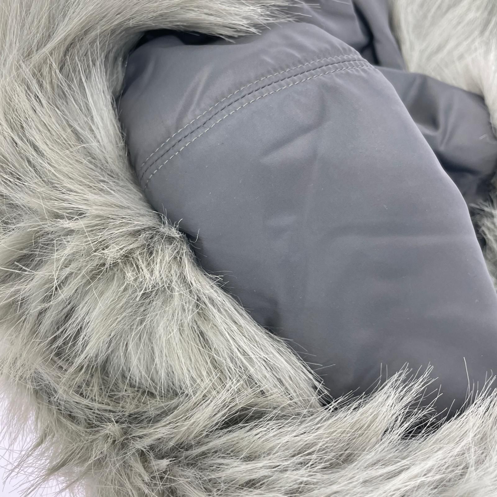 KIJIMA TAKAYUKI LONG FAUX FUR HOOD ｸﾞﾚｰ - メルカリ