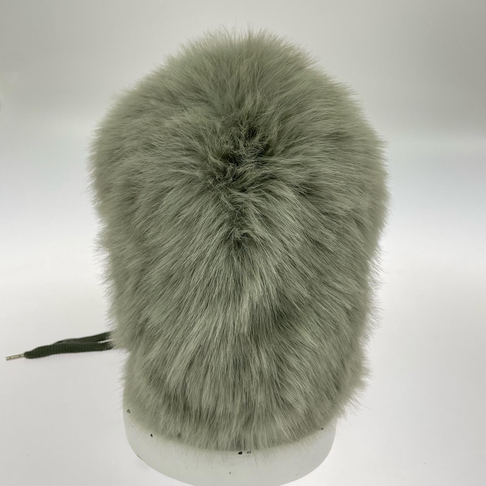 KIJIMA TAKAYUKI LONG FAUX FUR HOOD ｸﾞﾚｰ - メルカリ