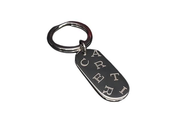 Cartier カルティエ キーホルダー シルバー メタル ユニセックス ロゴ