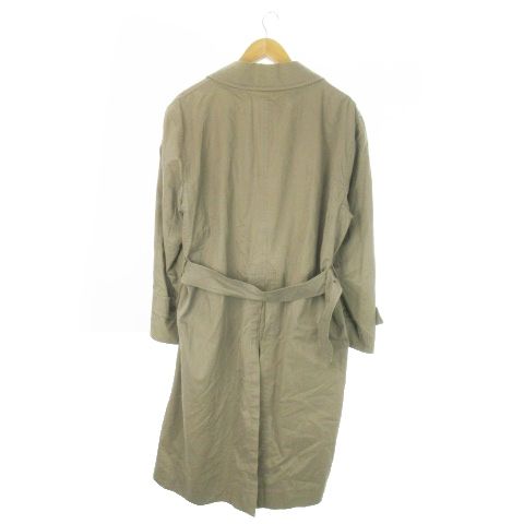 バーバリーズ Burberrys ヴィンテージ トレンチコート ロング丈 ベルト 裏ノバチェック 緑 カーキ AO 8 GY 18