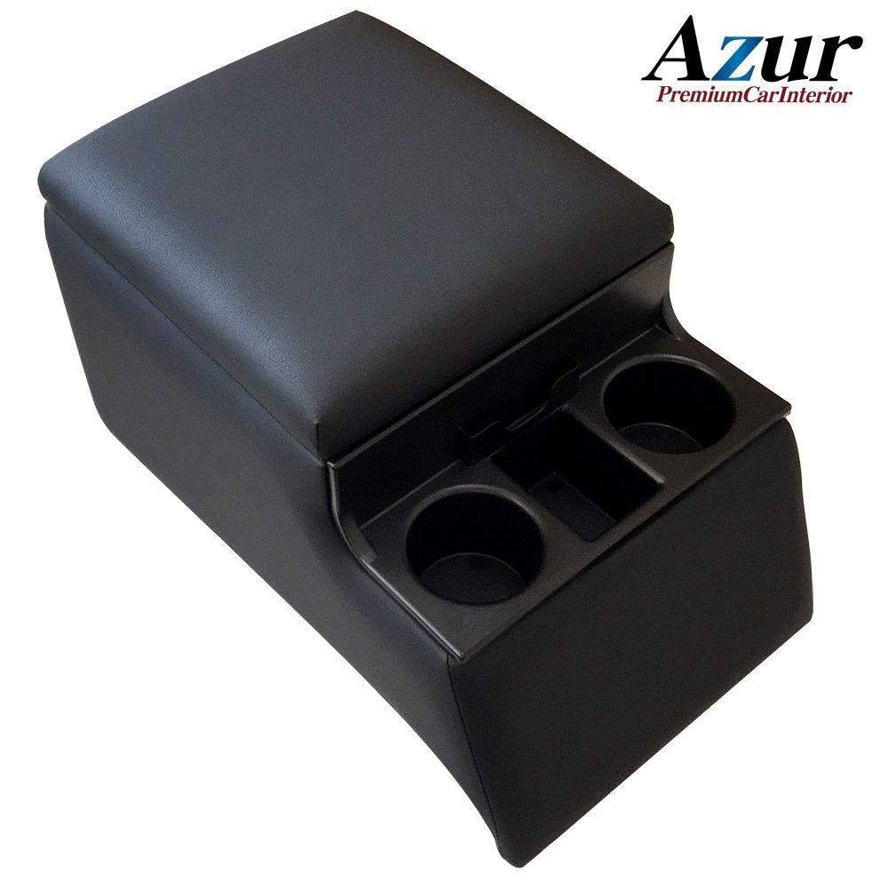 コンソールボックス トラック用 黒 レザー風 アームレスト 収納 肘掛け BOX ドリンクホルダー Azur azcb 07 50001 VS ONE 18インチタイヤ アンビエントライト