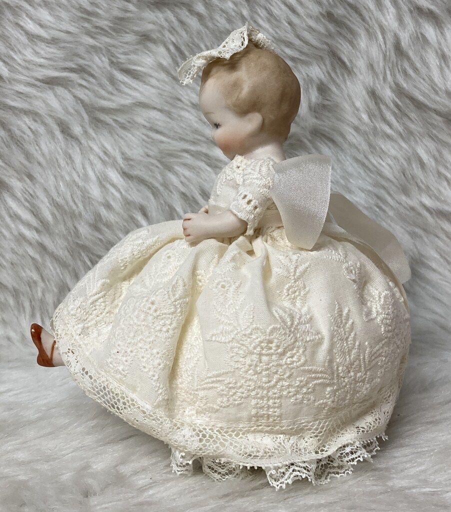 創作人形 ちびくま工房 オピちゃんのピンクッション 約14 cm