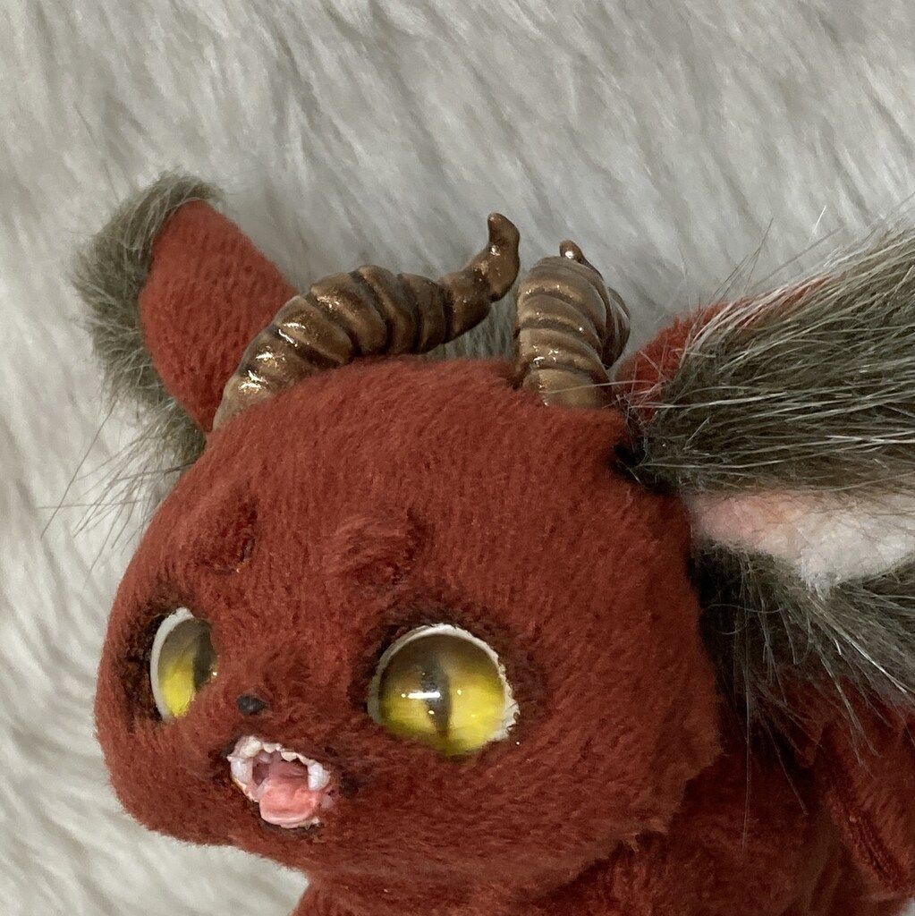 創作人形 Linoa kemo プチどらごん 約20 cm