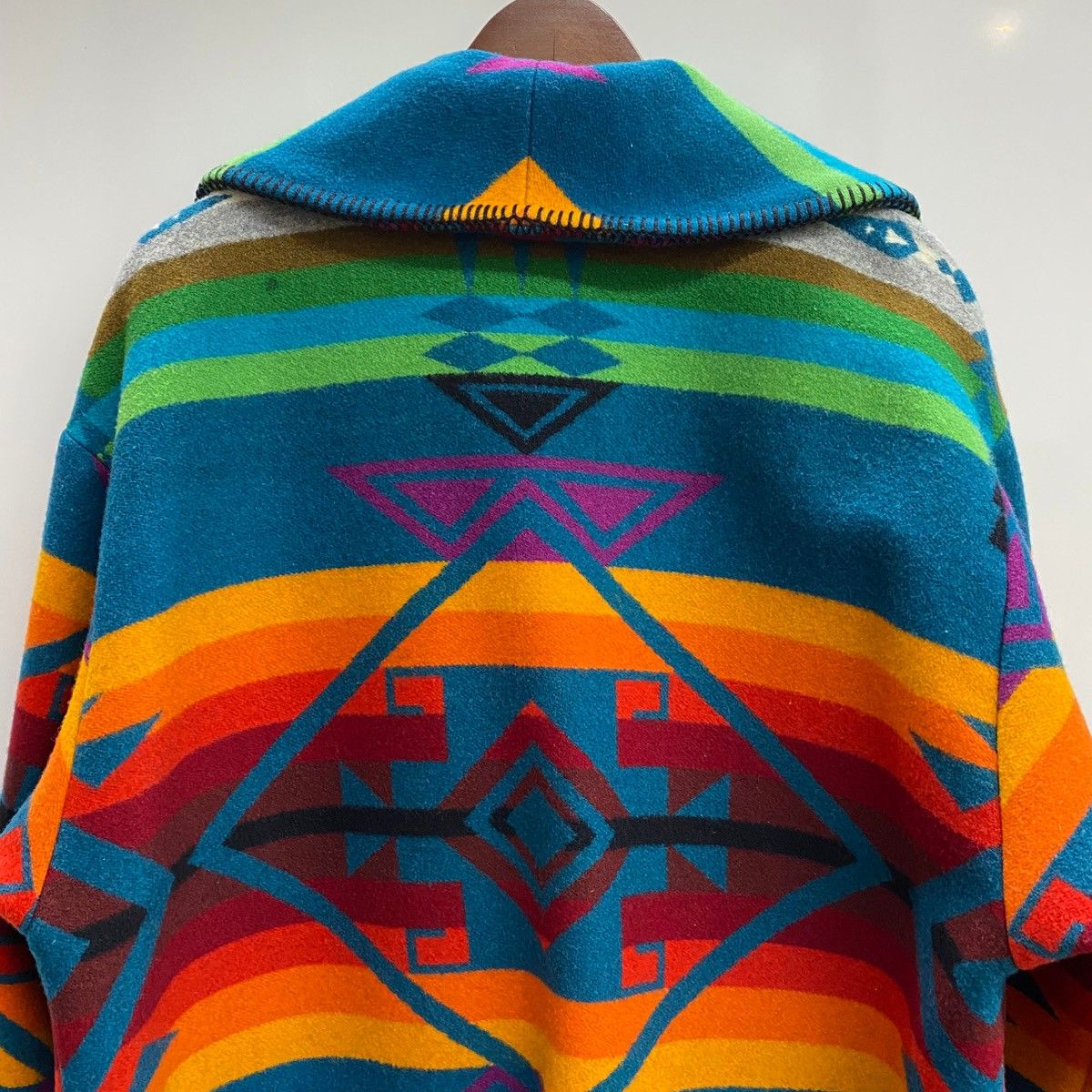  ペンドルトン 70 s 80 ネイティブ柄 ウールコート ジャケット マルチ Lサイズ 201 MT-4775 VB ピーコート ウールコート ジャケット アウター