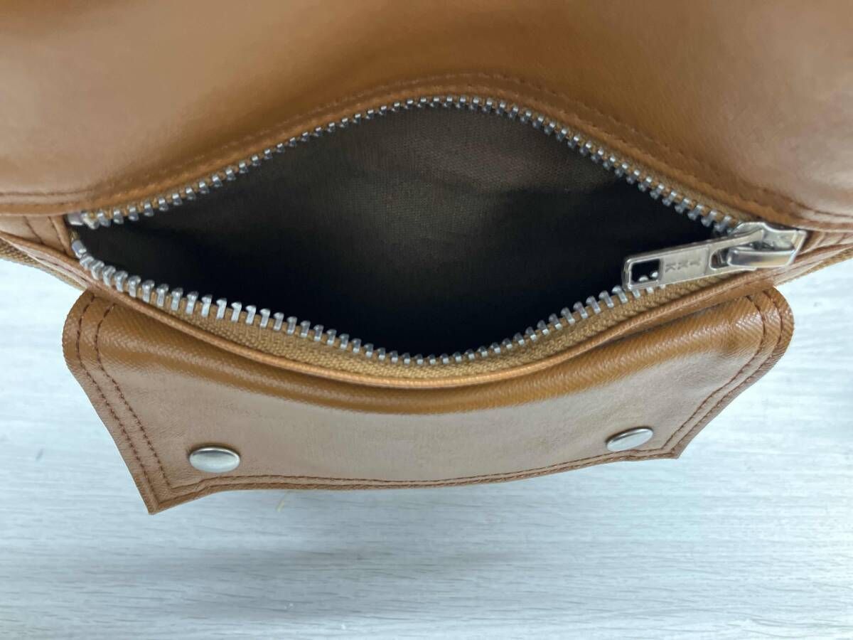 PORTER HEAT メッセンジャーバッグ ショルダーバッグ ブラウン トレーナー ワンポイント