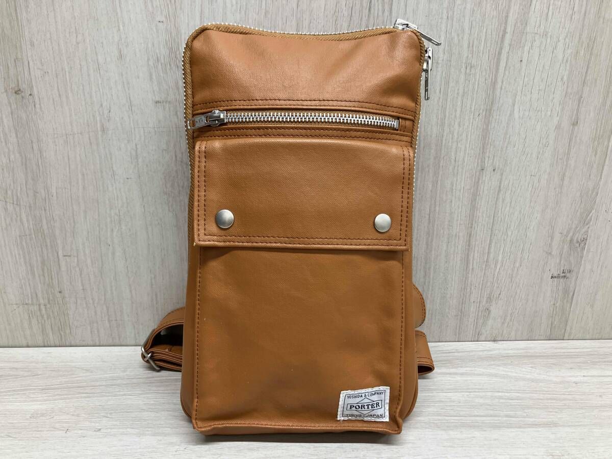 PORTER HEAT メッセンジャーバッグ ショルダーバッグ ブラウン