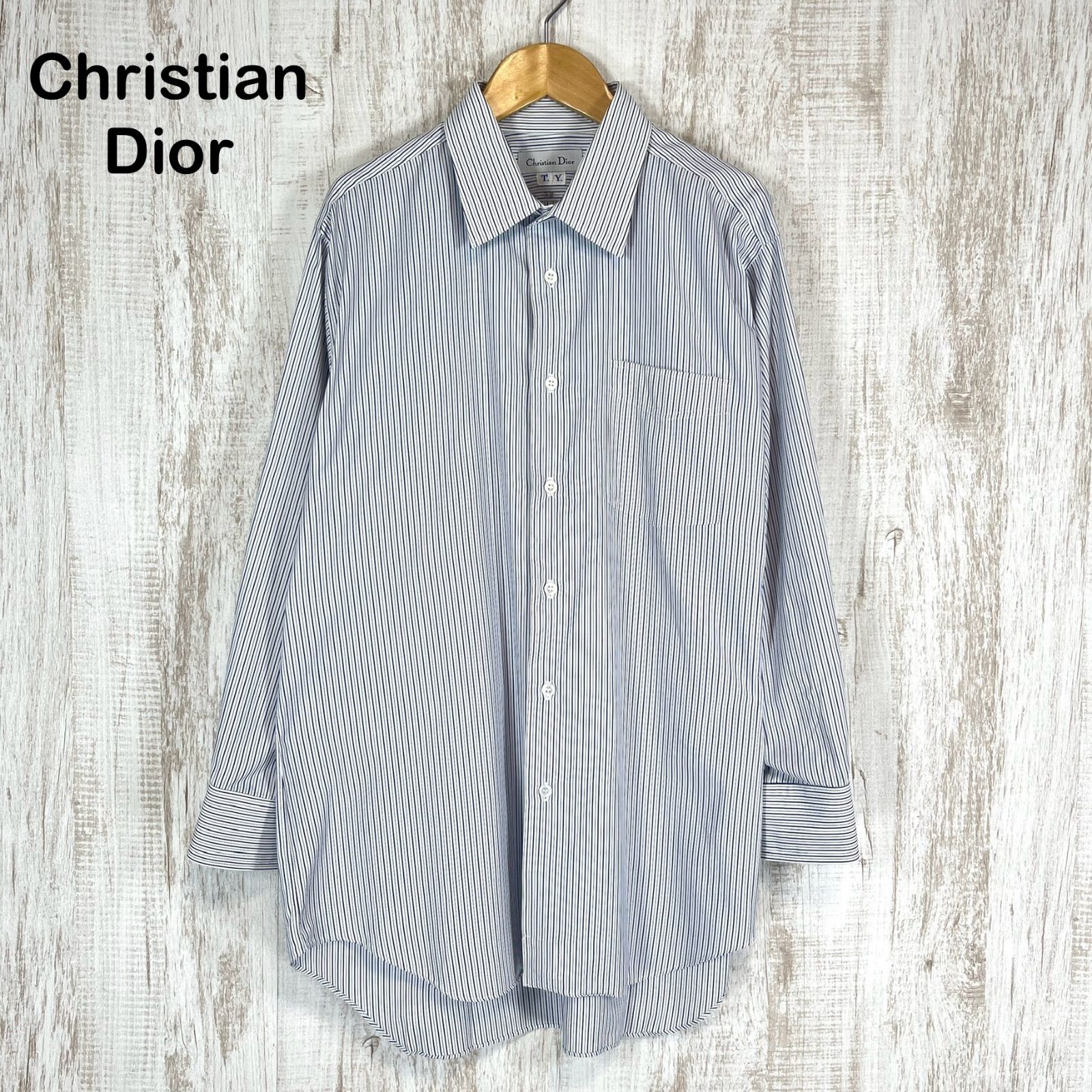 Christian Dior クリスチャンディオール ストライプ 総柄 長袖
