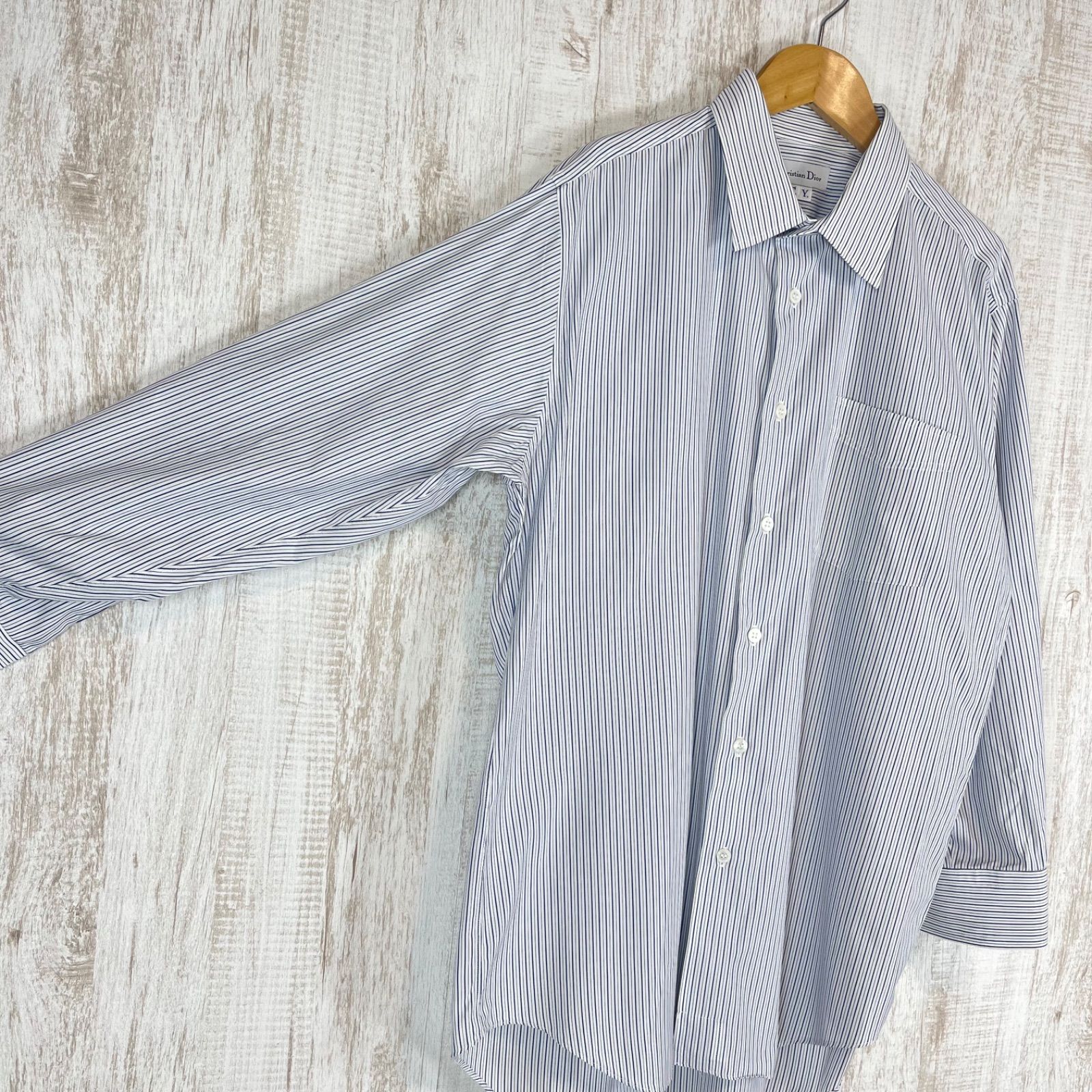 Christian Dior クリスチャンディオール ストライプ 総柄 長袖