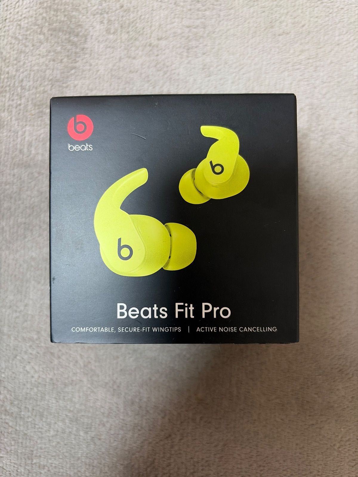 Beats by Dr Dre Fit Pro ワイヤレスノイズキャンセリングイヤフォン MPLK 3 PA A ボルトイエロー