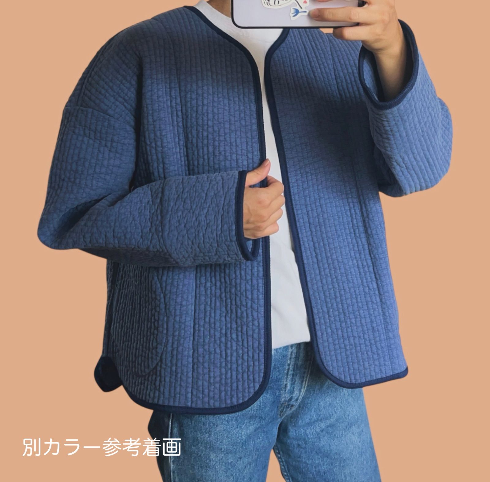 キルティングジャケット】ヌビキルト ネイビー