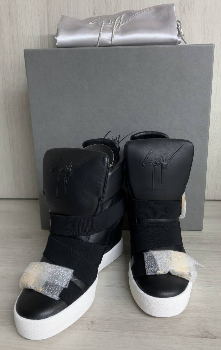 ZANOTTI DESIGN ジュゼッペ ザノッティ LAMAY LORENZ ブーツスニーカー RW 5074 ブラック 黒 36 約23.0 cm 箱あり