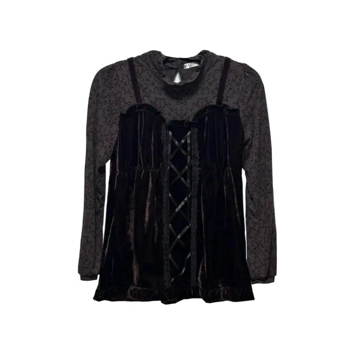 公겜ヒロインst アクシーズファム レースブラウス スカート セット