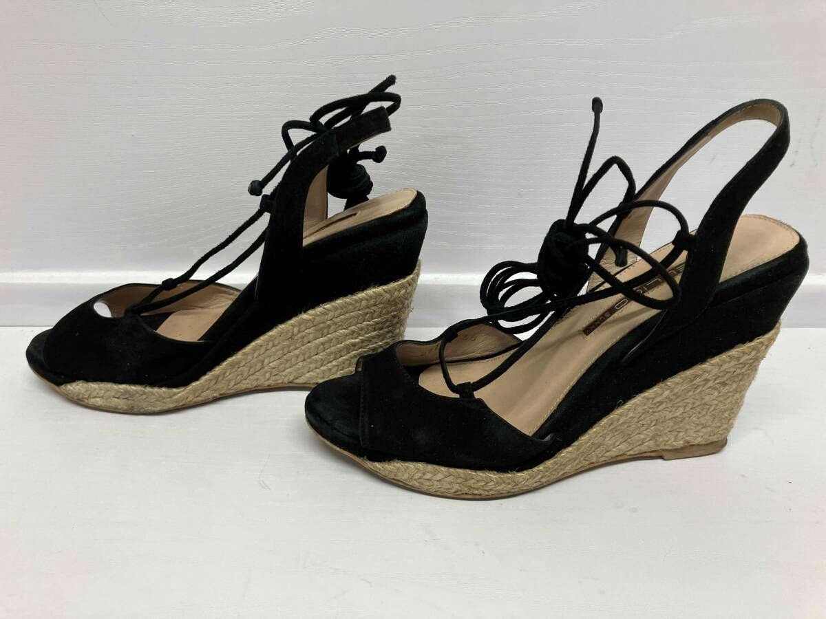 PELLCO SUNNY ペリーコサニー P 16-0923 サンダル サイズ 36 ウェッジソール ブラック 夏