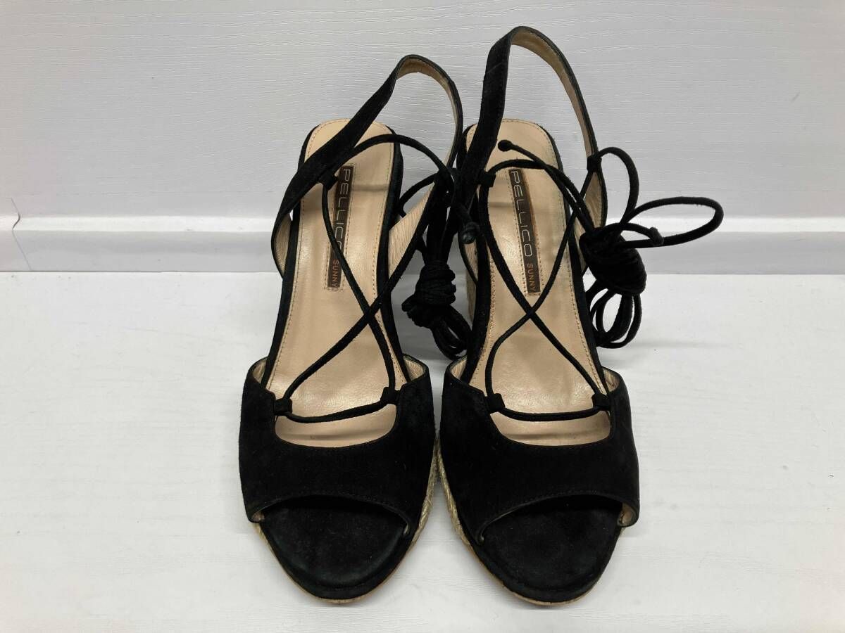 ウェッジソール ブラック