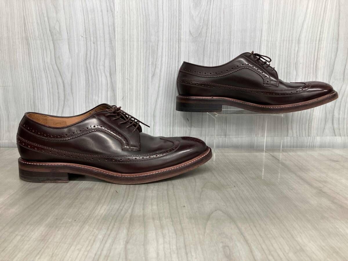 PAUL SMITH LUCI 535236 ポール スミス ルーシーレザーシューズ ダークブラウン ウィングチップ メンズ sizeUK 9 インポート