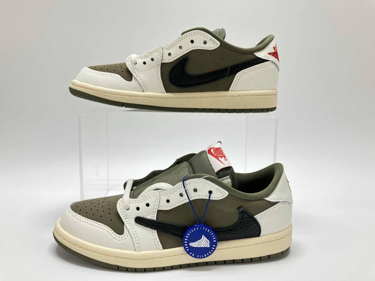 NIKE Travis Scott JORDAN 1 LOW OG SP PS ナイキ トラヴィス スコット ジョ-ダン ロ- US 2 Y 21 cm UK 1.5 EU 33.5 リバ-スオリ-ブ