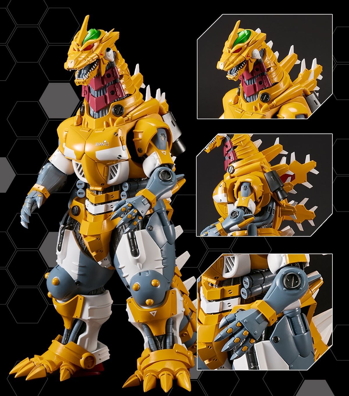 東宝大怪獣シリーズ 3式機龍(2002) 高機動型 エヴァ零号機カラー