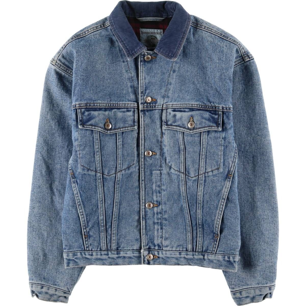 (古着)90s banana republic ジャケット　ヴィンテージバナリパ 古着 90年代 バナナリパブリック BANANA REPUBLIC デニムジャケット G