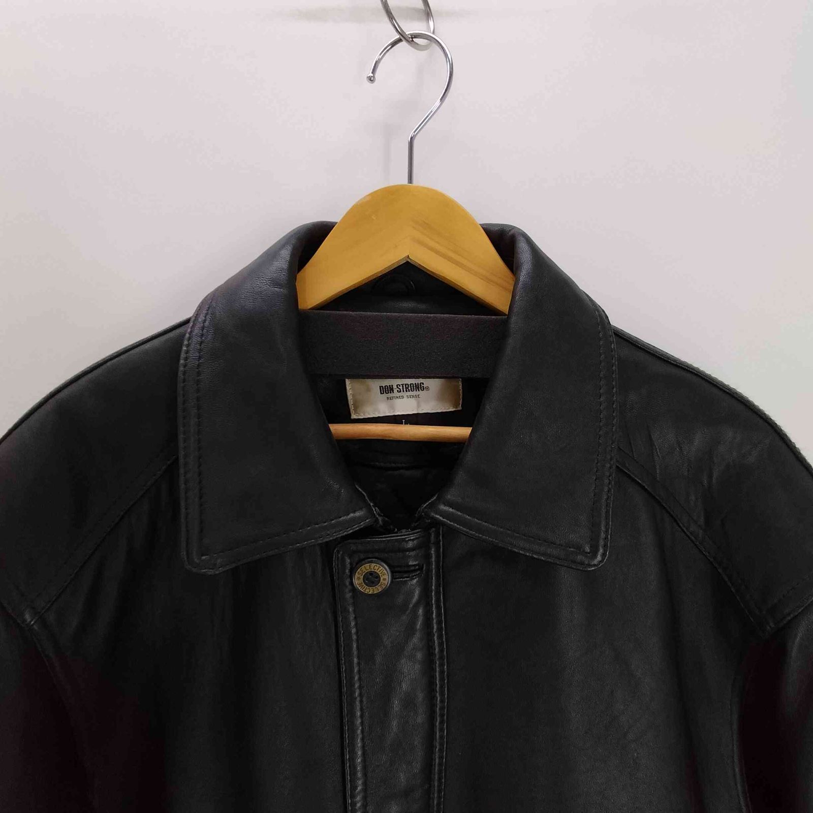 ユーズドフルギ USED古着 DON-STRONG 裏地キルティング 羊革