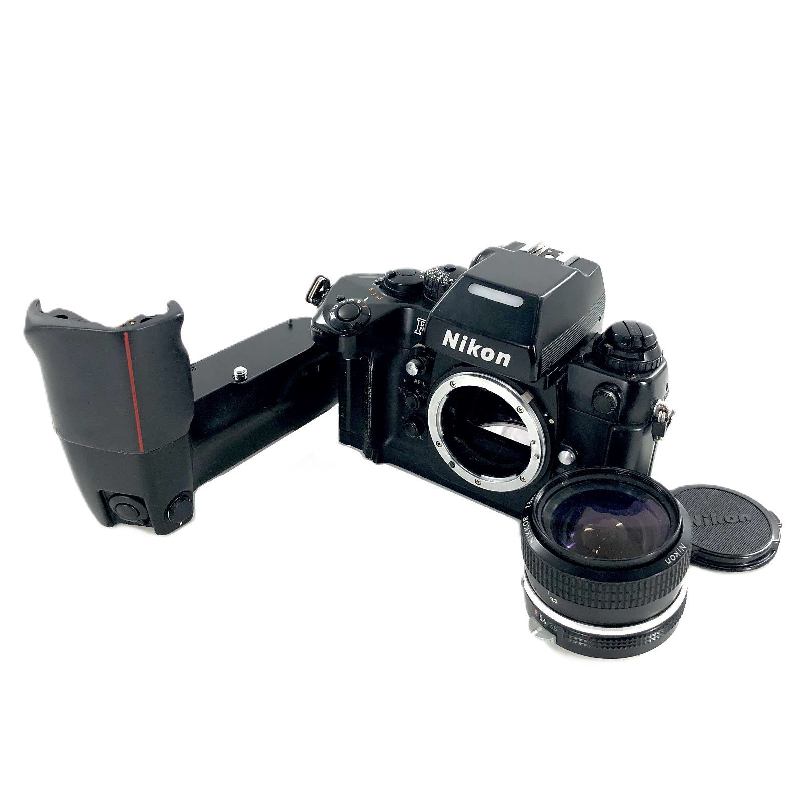 NIKON ニコン F 4 レンズ 28 mm 1 3 5 バッテリーグリップ MB 23 一眼レフフィルムカメラ PF 479