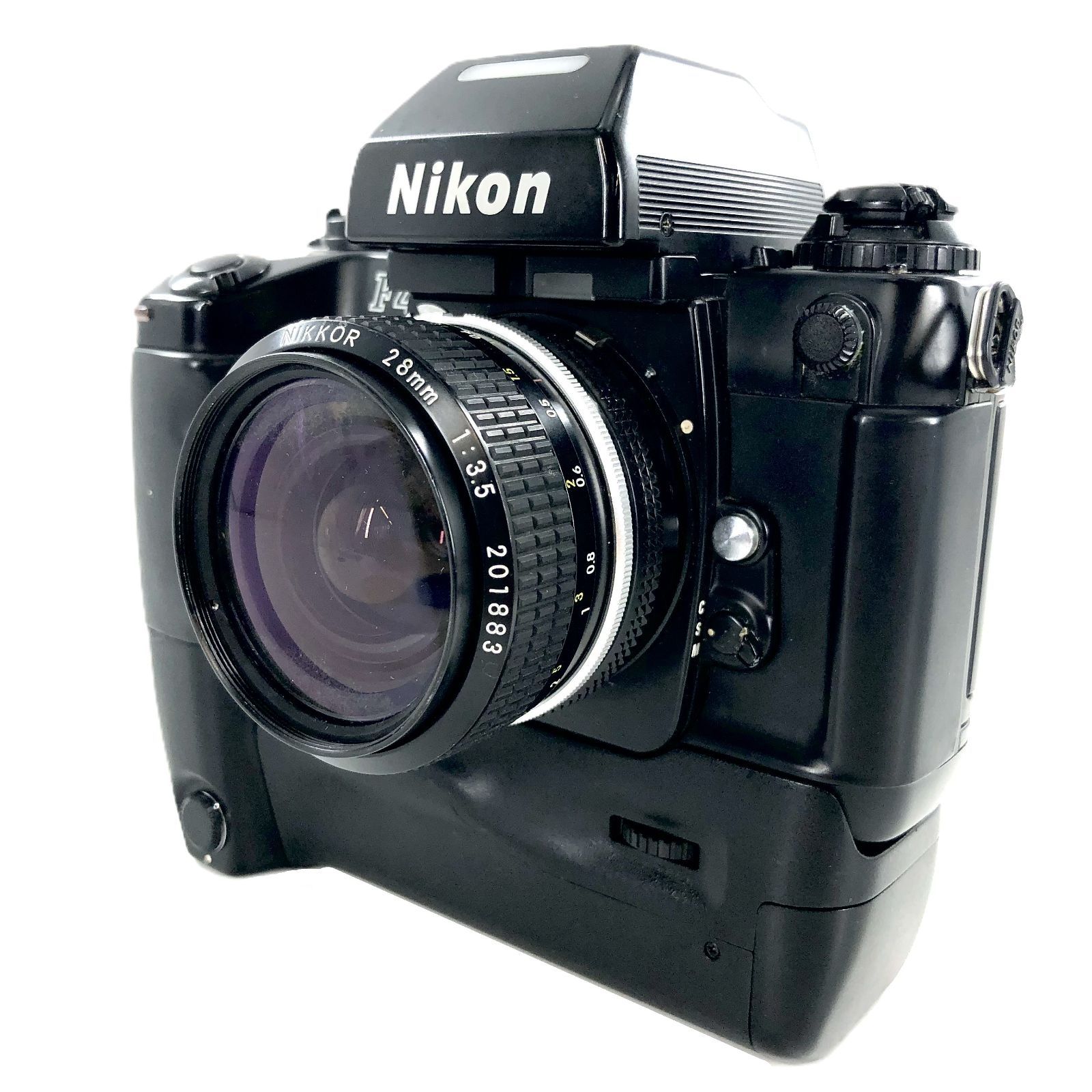 NIKON ニコン F 4 レンズ 28 mm 1 3.5 バッテリーグリップ MB-23 一眼レフフィルムカメラ PF-479