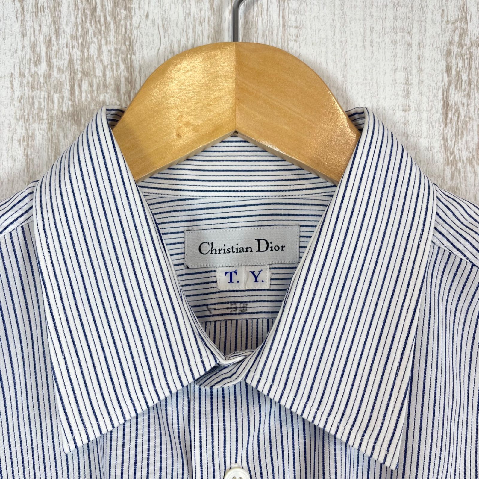 Christian Dior クリスチャンディオール ストライプ 総柄 長袖