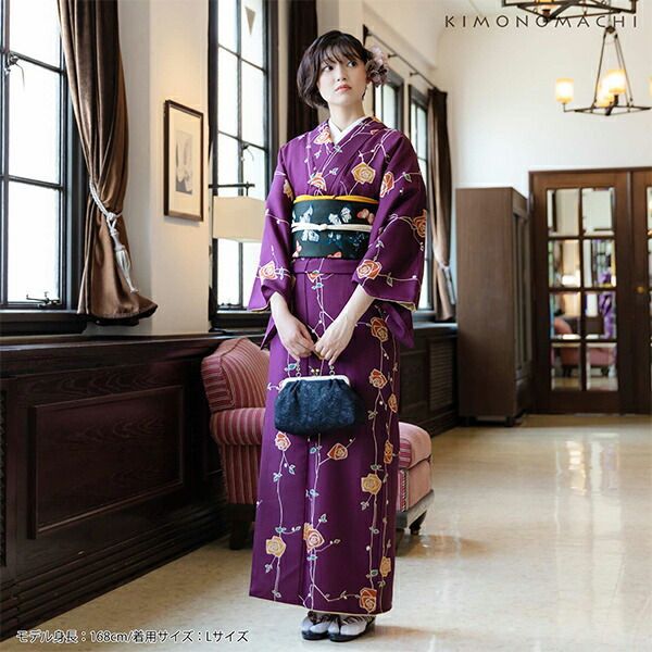 帯セット　正絹　絞り柄の小紋　地紋あり　袷 楽天市場】＼2点で3％OFFクーポン／[召しませ花 名古屋帯] 染め 京袋帯