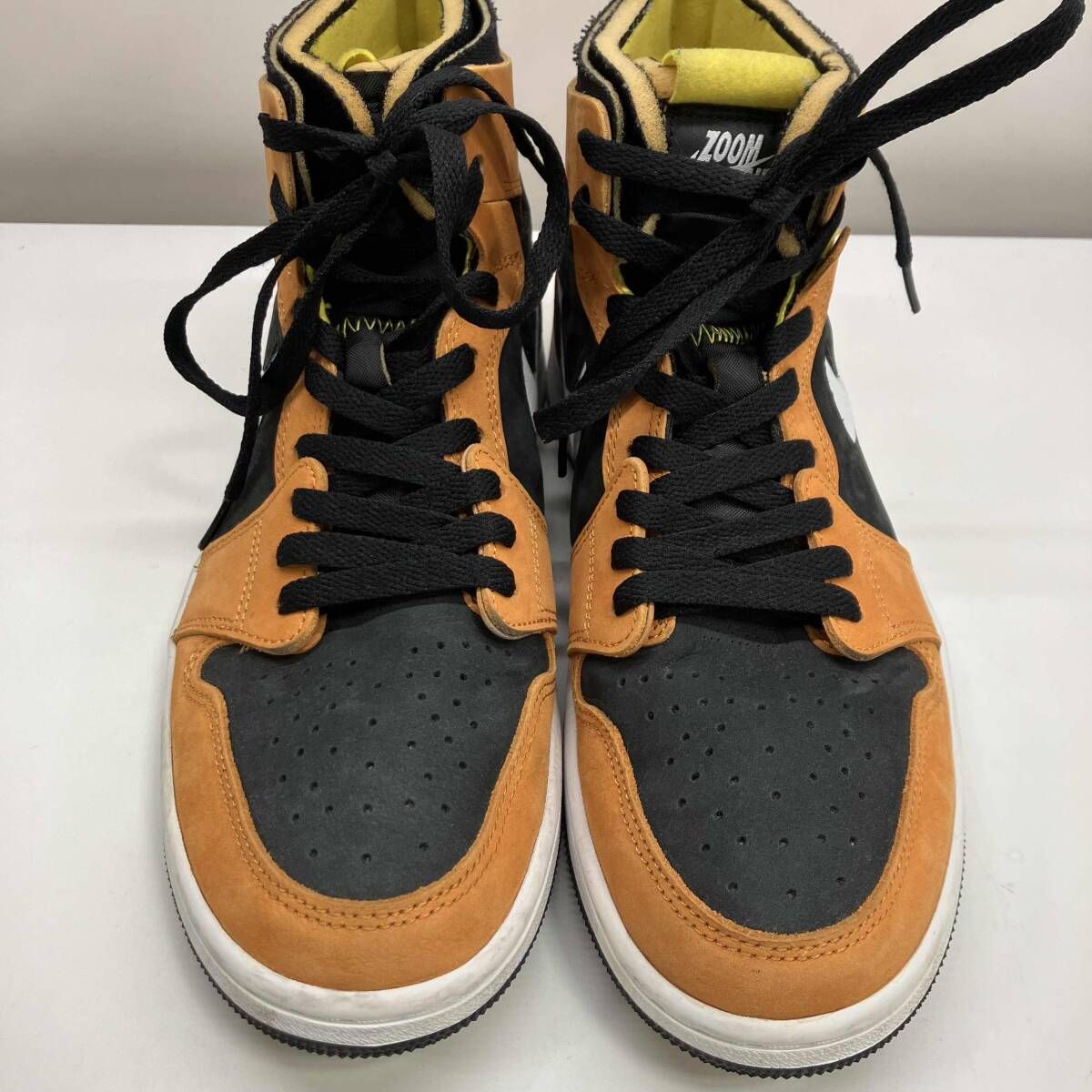 NIKE スニーカー イエロー AIR JORDAN 1 HIGH ZOOM MONARCH ORANGE 