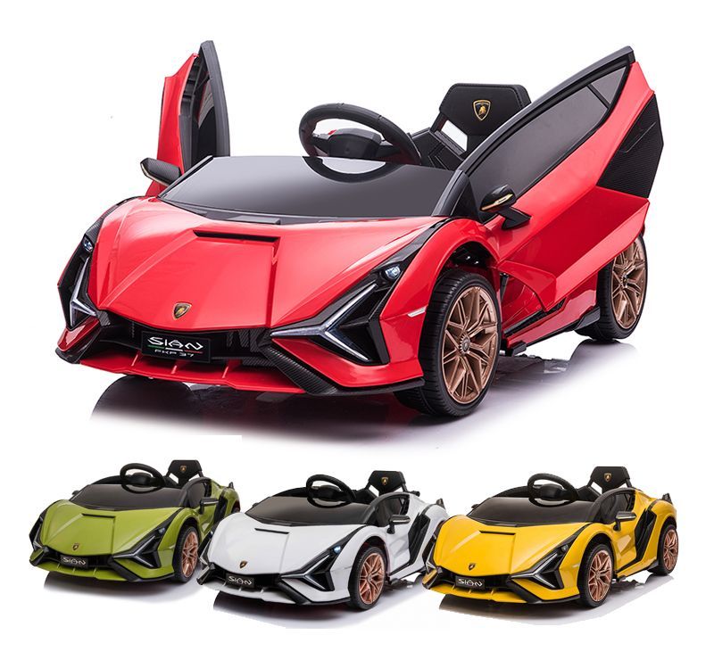 新品】乗用玩具 乗用ラジコンカー ランボ ランボルギーニ シアン