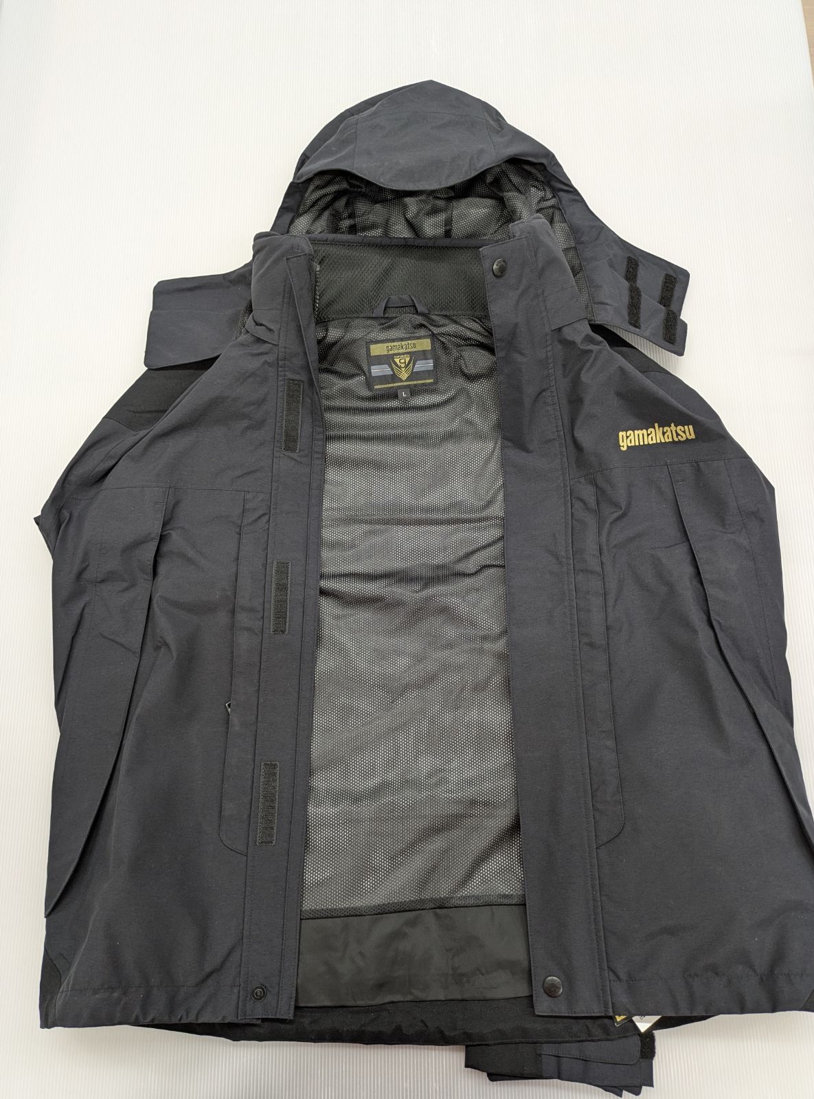 1 品 がまかつ ゴアテックスレインスーツ GM-3034
