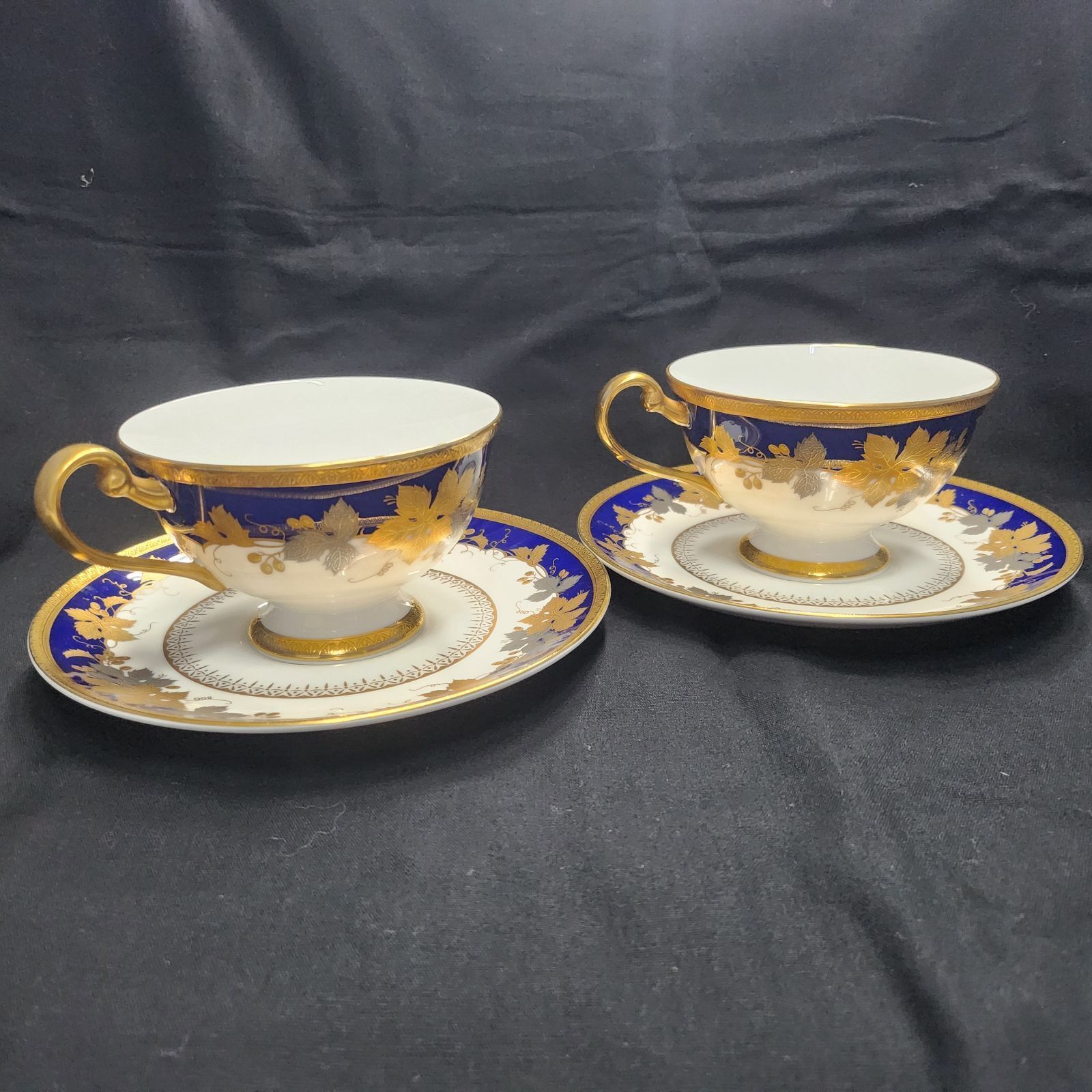 NARUMI エグゼクティブコレクション 金彩銀彩 カップ&ソーサー 2客