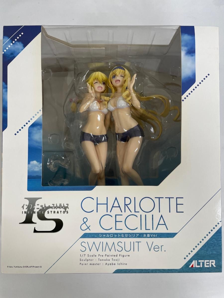 箱無中古フィギュア　インフィニット・ストラトス シャル＆セシリア　水着Ver IS＜インフィニット・ストラトス＞ シャルロット＆セシリア 水着ver