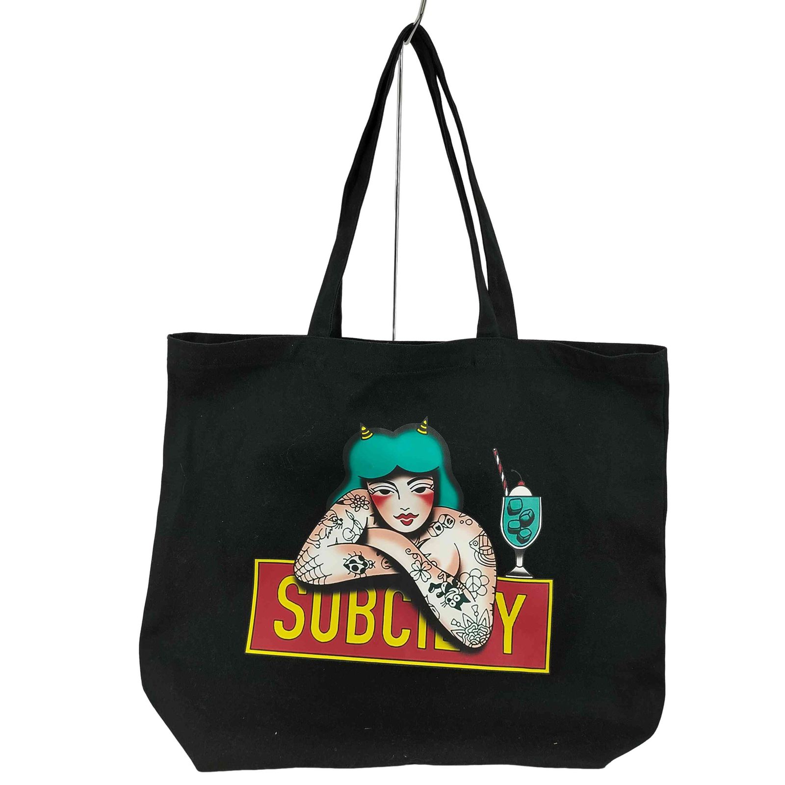 ユーズドフルギ USED古着 キャラクタープリントトートバッグ メンズ 表記無 