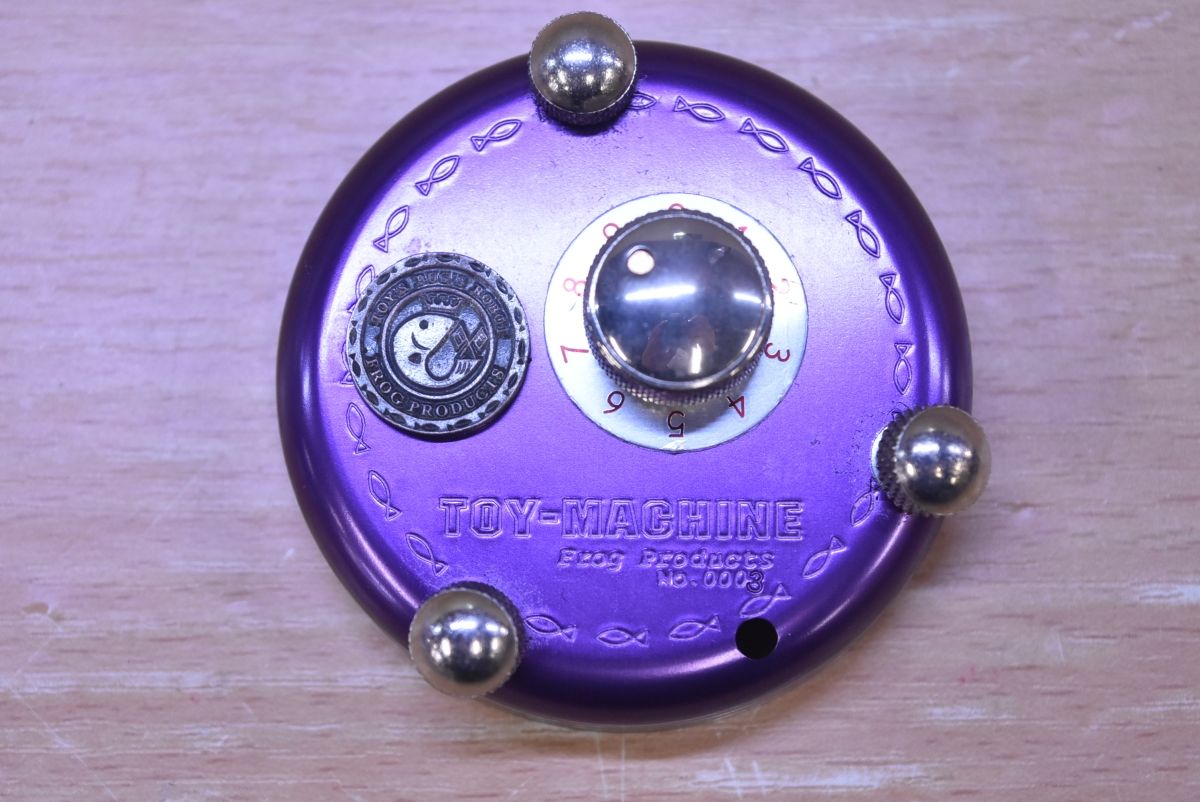フロッグプロダクツ トイマシーン 03 サイドカップ パープル ベイトリール カスタム 等に