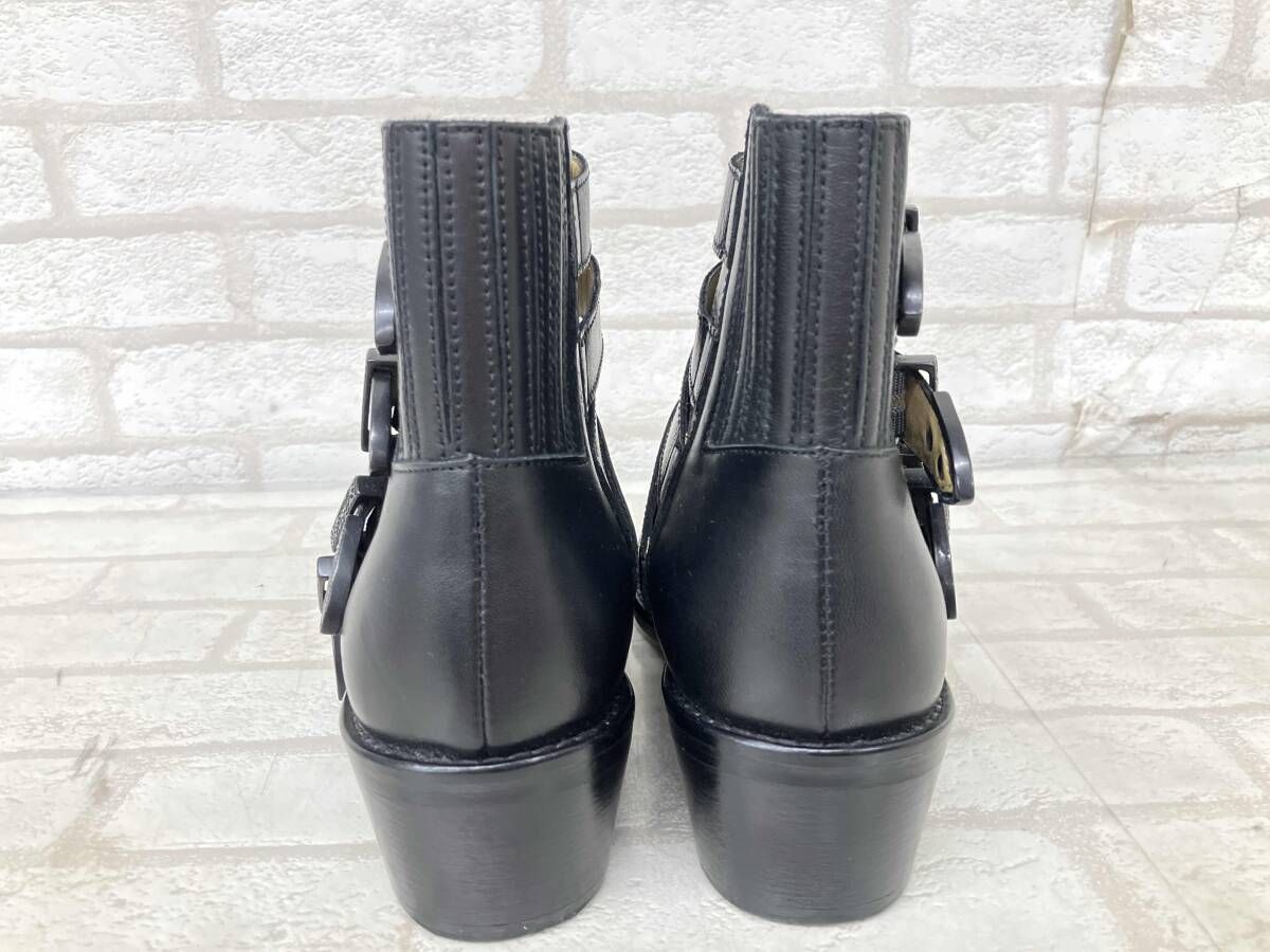 ショートブーツ ベルト