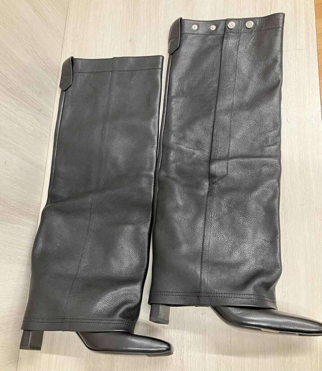ZARA × MAISON SPECIAL レザー ロングブーツ サイズ38 ブラック - メルカリ