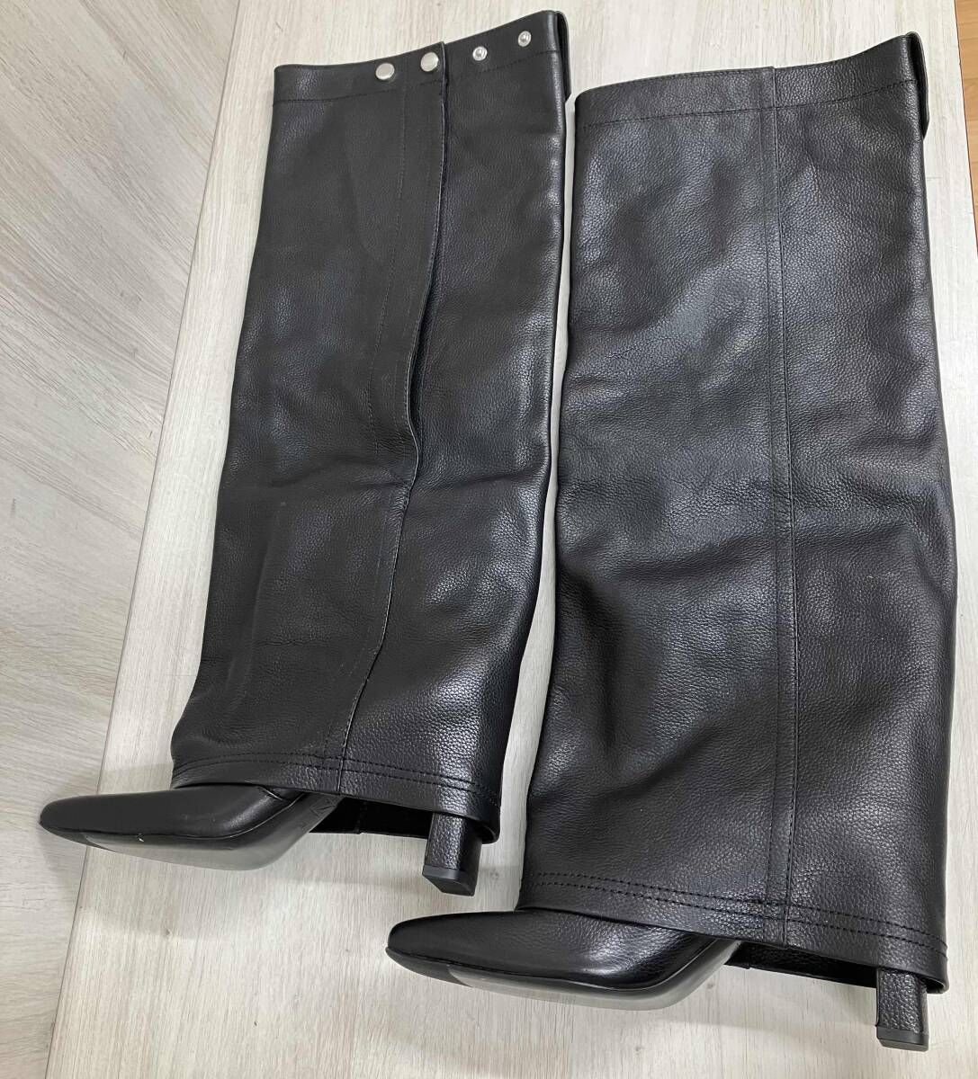 ZARA × MAISON SPECIAL レザー ロングブーツ サイズ38 ブラック - メルカリ