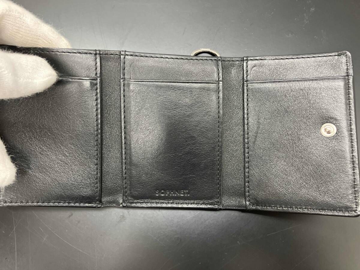 SOPHNET. ソフネット ソフ LEATHER SMALL WALLET 配送 レザー スモール