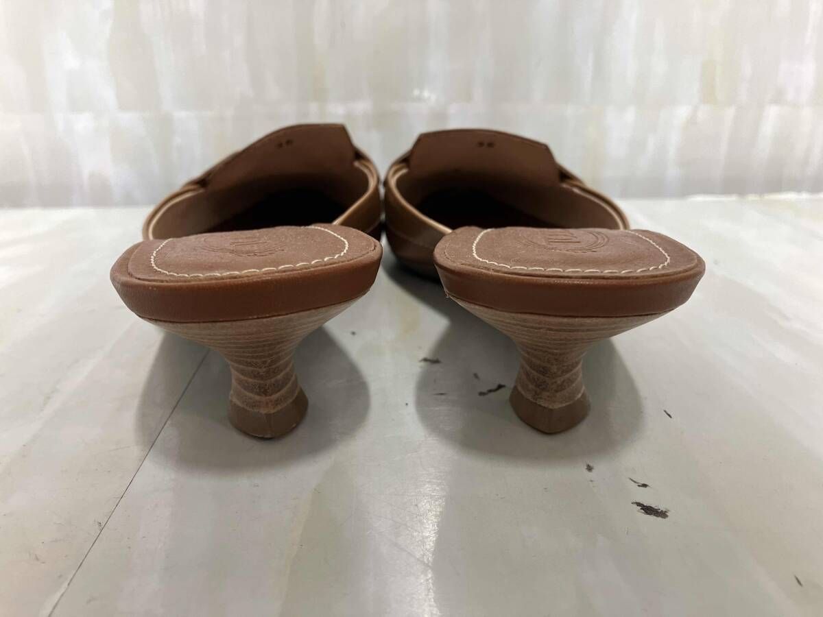 TOD'S トッズ ブラウン ミュール サンダル 36サイズ - メルカリ