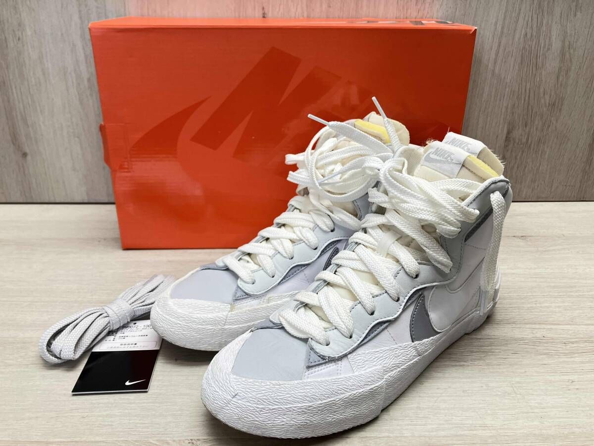 NIKE/ナイキ×SACAI/サカイ BV0072-100 BLAZER MI/ブレイザーミッド 