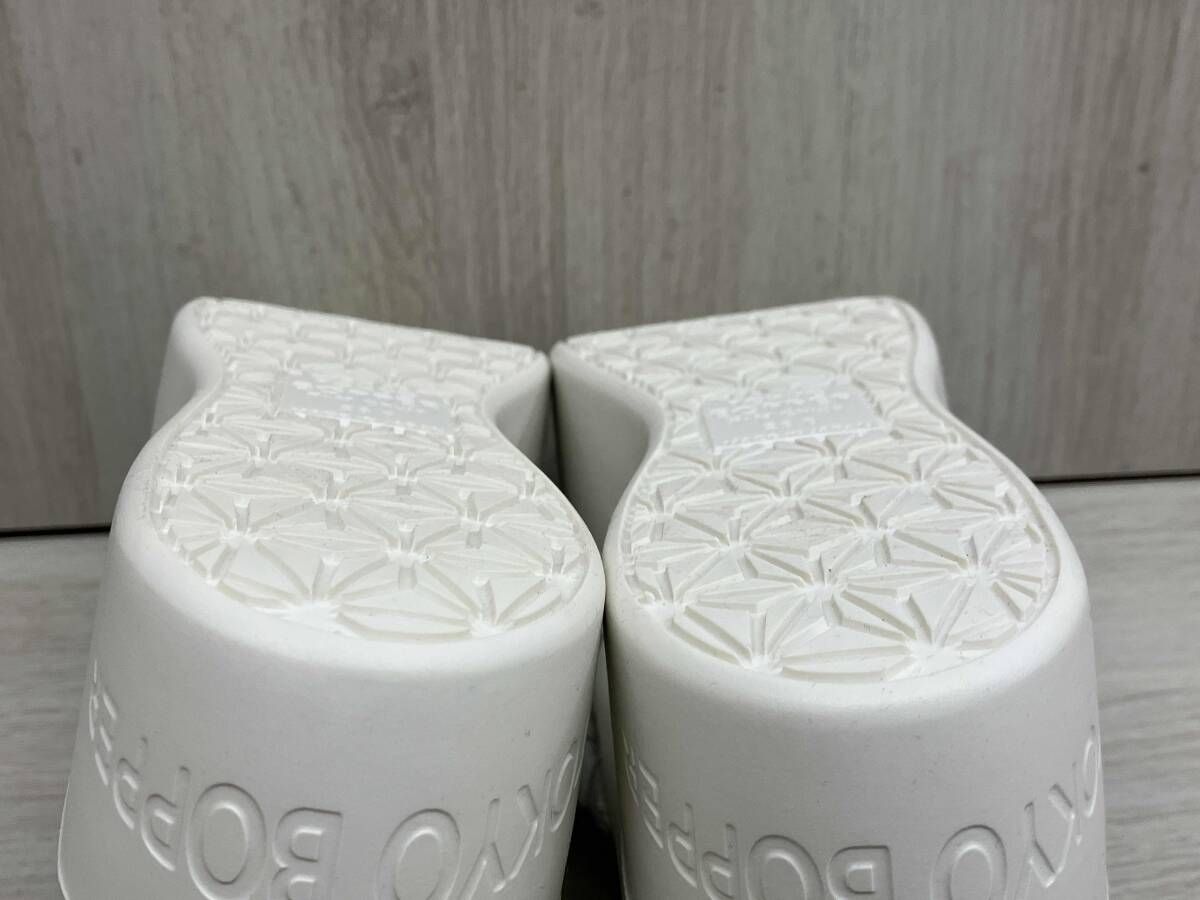  TOKYO BOPPER 花飾り シューズ サイズ23.0 cm レザー ホワイト その他 靴