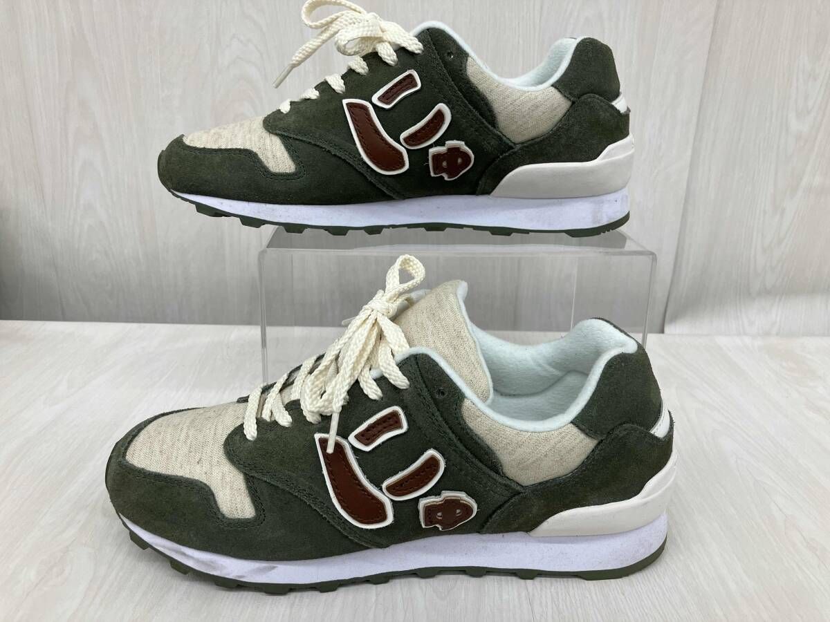 SANGACIO にゅ～ず 『Linen×Olive』スニーカー 24.5センチ - メルカリ