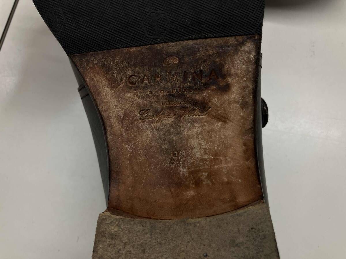 CARMINA ドレスシューズ サイズ9 約27cm ブラウン系 カルミナ