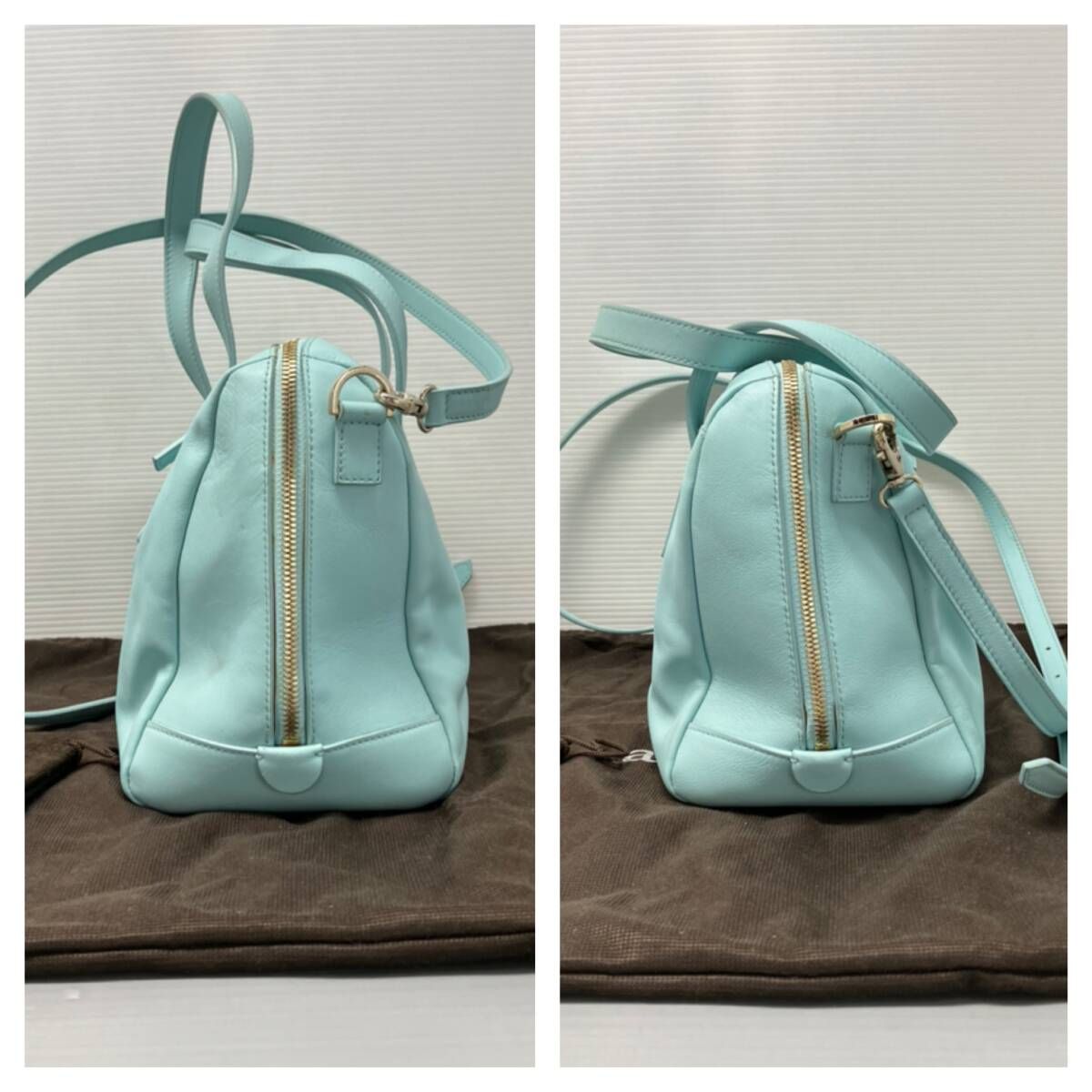 a testoni テストーニ 2wayトートバッグ ショルダーバッグ ☆ A testoni ア テストーニ ショルダーバッグ 2way ティファニー