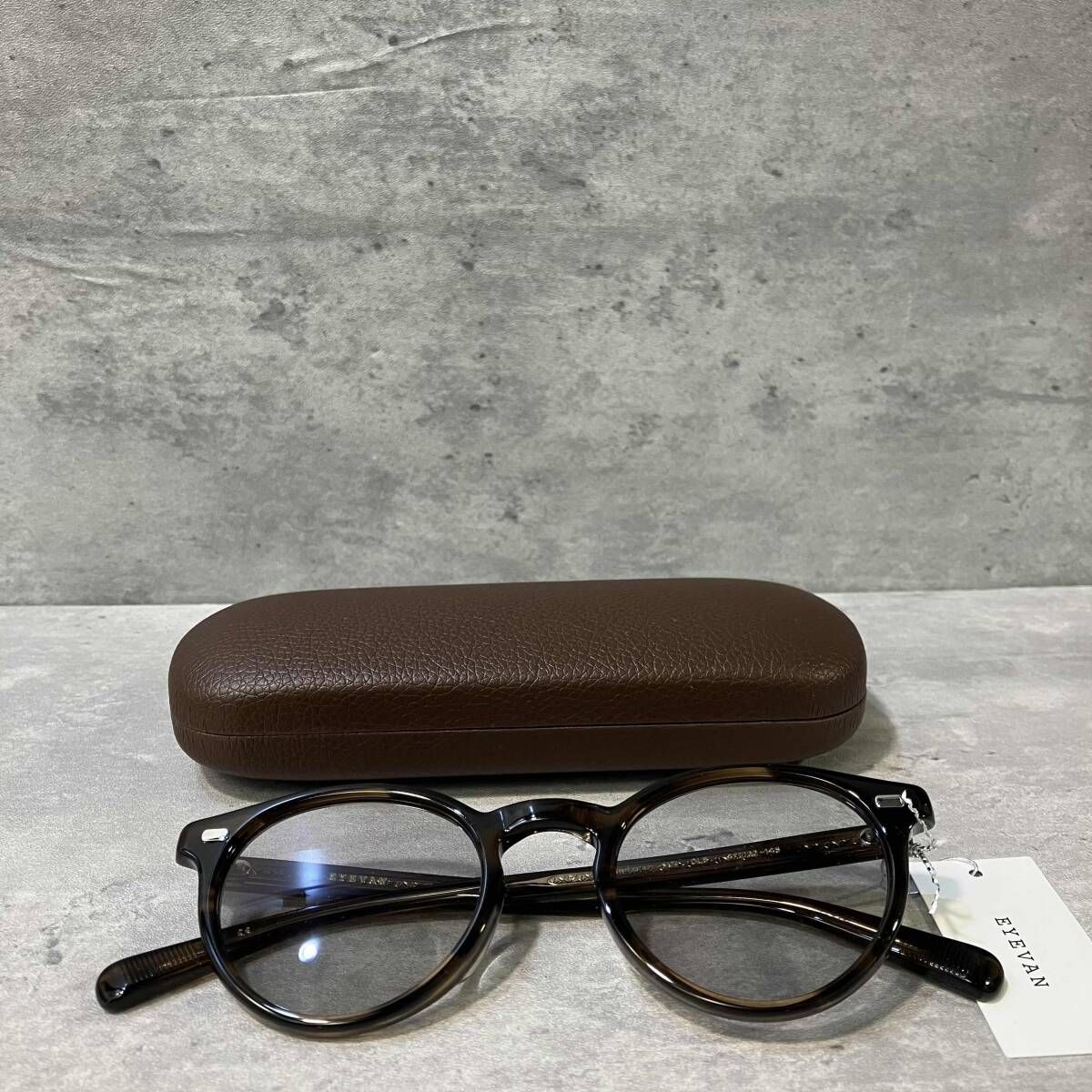 EYEVAN PUERTO 47 SUN プエルト47サン ブラウン ゴールド ケース有り アイバン